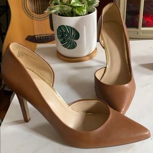 Merona faux leather heels